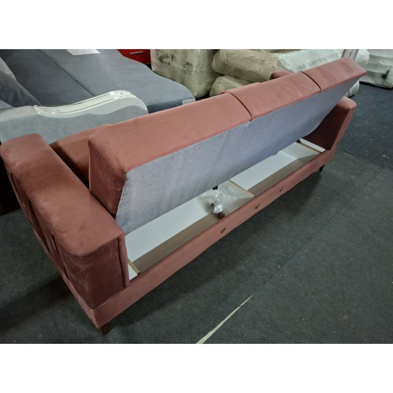 Canapea Extensibilă Bordo Catifea