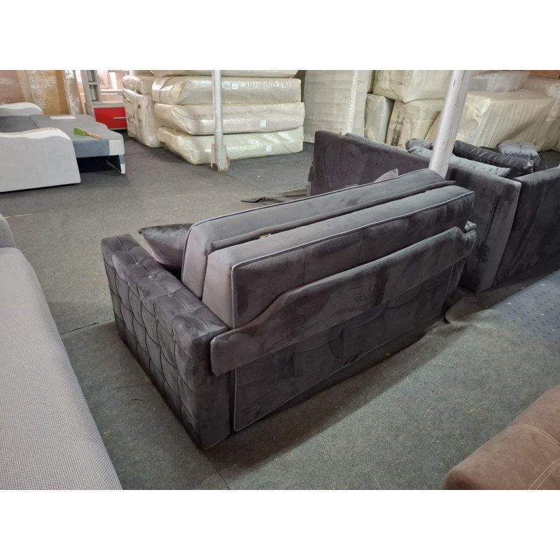 Canapea Extensibilă Tip Pat Gri Antracit