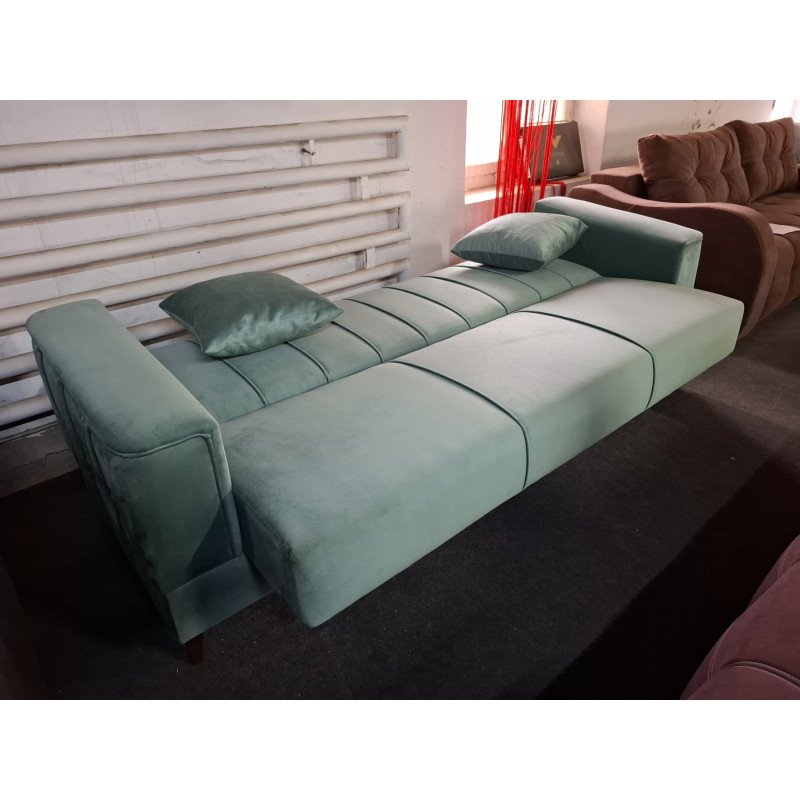 Canapea Elegantă Turcoaz Catifea