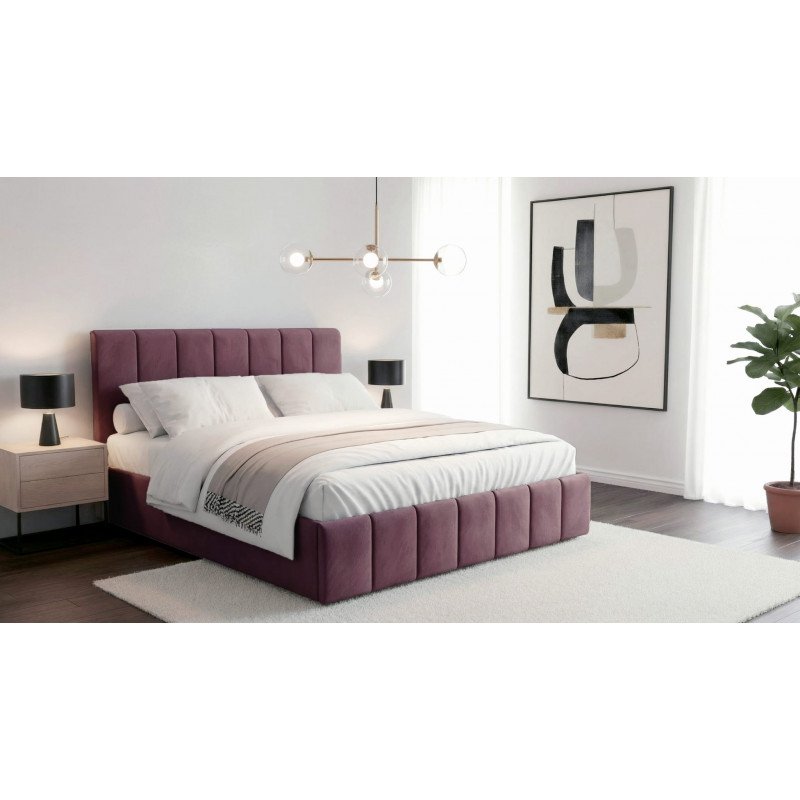 Pat tapitat Zen, 160x200 cm, , suport saltea din PAL- diverse culori