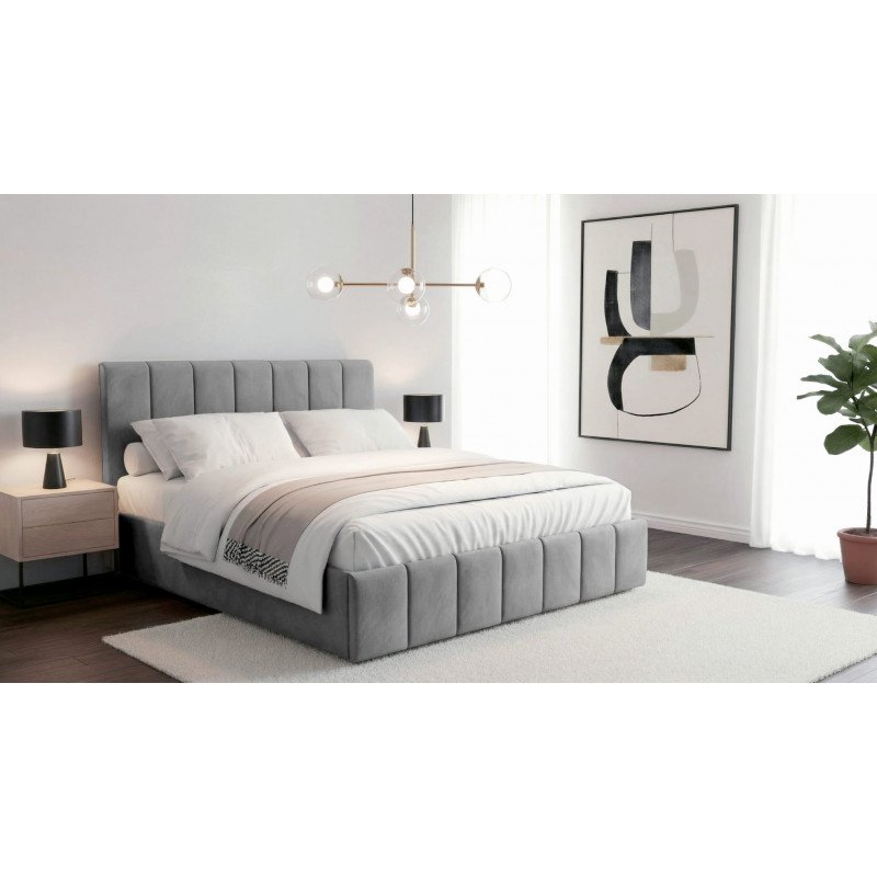 Pat tapitat Zen, 160x200 cm, , suport saltea din PAL- diverse culori