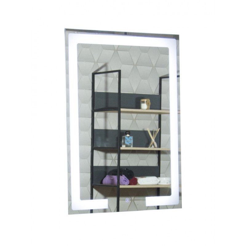 Set Bază cu Lavoar și Oglindă 60cm Alb